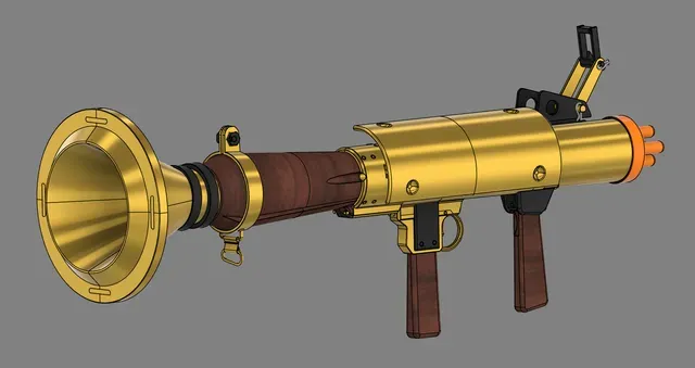 TF2 Rocker Launcher (Nerf blaster mod from Dalardans' Woose) — Фото 3 из 6