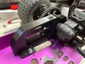 HPI Rush electric conversion - deck servo mount, and motor mount