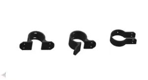 A set of holders, for a wooden fence, for a 48mm post