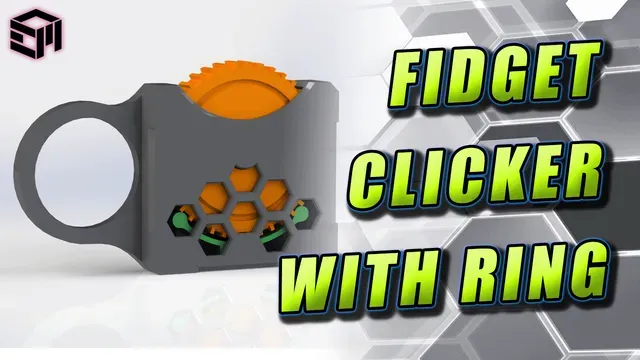 Fidget Ring Clicking Wheel — Image 2 of 4