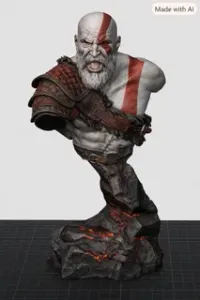 God of War Kratos Bust