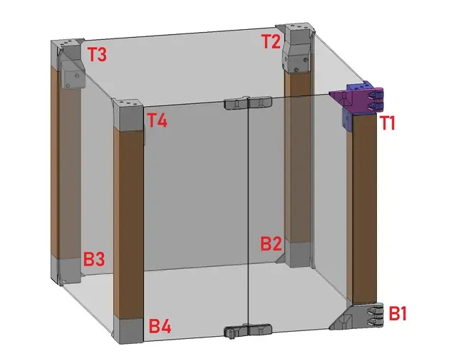 Enclosure -IKEA Lack table foldable door — Image 2 of 8