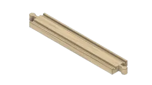 Brio Compatible Standard "D" Straight Track with "B" Connectors