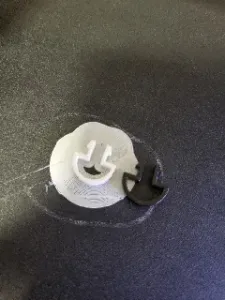 LG monitor clip