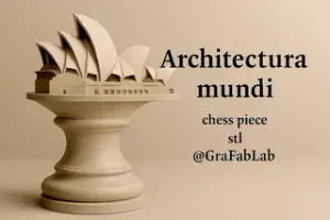 Architectura Mundi "Knight" - chess piece