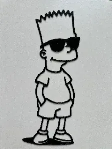 Bart Simpson Wall Art #2