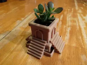 Aztec Succulent Temple Planter
