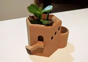 Tower Hex Planter Pot