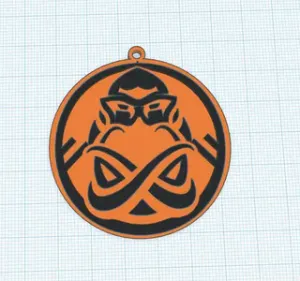 ENCE Logo (Keychain)