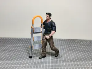1/10 Scale Folding 3 Tier Step Ladder