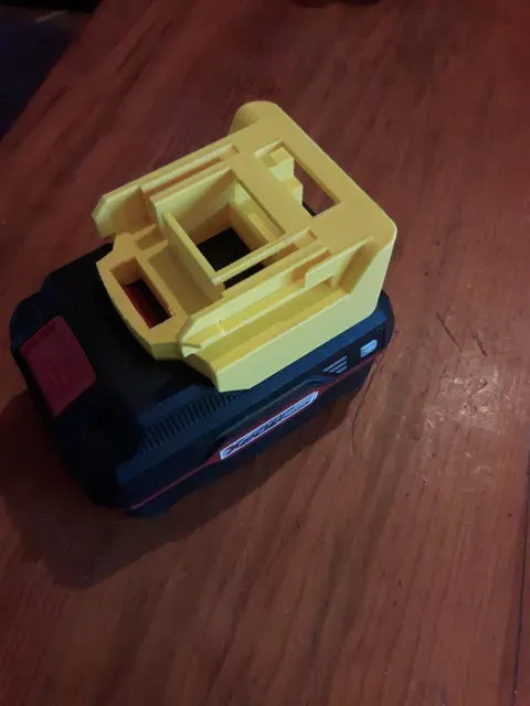 Battery Adapter From Parkside X20 to Makita 18v | extended body | Parametric | F3D — Image 3 of 4