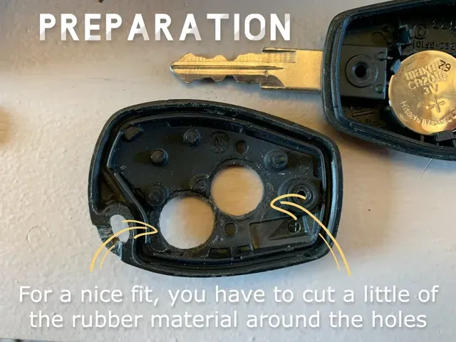Replacement Car Key Buttons for: Renault Dacia and many more — Image 3 of 13