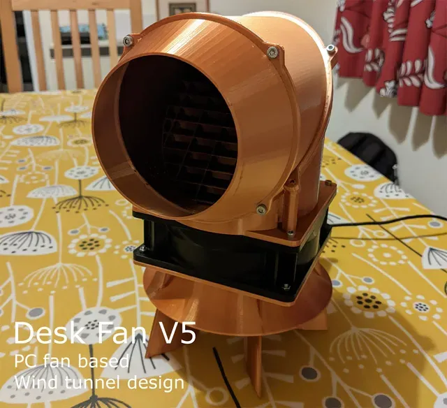 Wind Tunnel Desk Fan - Fan V5: PC 120mm