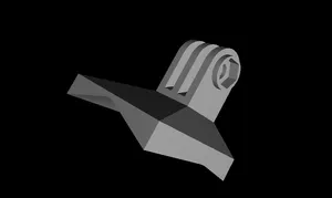 Action Camera Chin Mount For HJC I71 Helmet (ORGINALLY MADE BY GREGLGOMEZ)