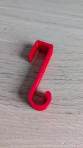 Cabinet door hook (17mm door thickness)