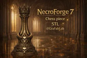 Necroforge7 "Rook" - chess piece