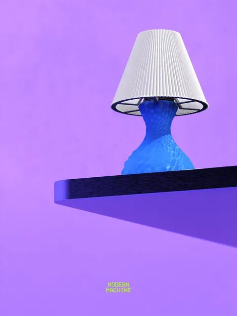 Table Lamp 016 STL for 3D Printing — Image 4 of 4
