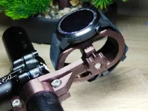 Handlebar watch holder