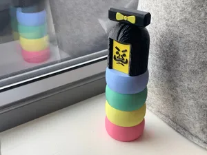 Mallet game for children - "Daruma-inspired"
