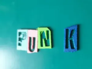 *️⃣ Punk font letter K