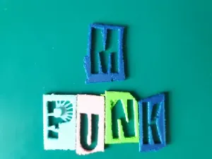 *️⃣ Punk font letter M
