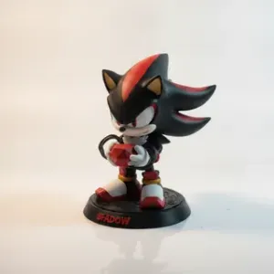 Sonic Shadow Edgy Figurine 3D Printable