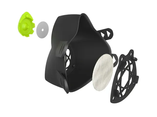 Respiration Mask with Filter and Exhalation Valve (Covid-19) WIP — Фото 8 из 19