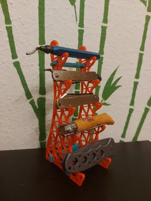 Knife Holder - Vertical Knife Displaystand - 4/5 Knifes
