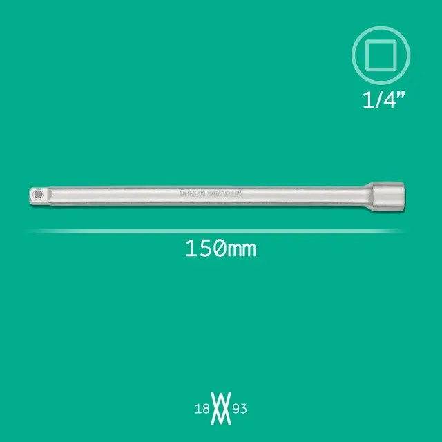 1/4 inch 150mm Extension for Socket Wrench Wall Holder 049 I for screws or peg board — Фото 7 из 7