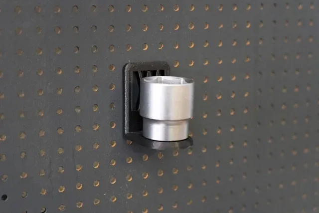 XXL Wall Holder for 1/2 inch sockets larger than 30mm 045 I for screws or peg board — Фото 5 из 12