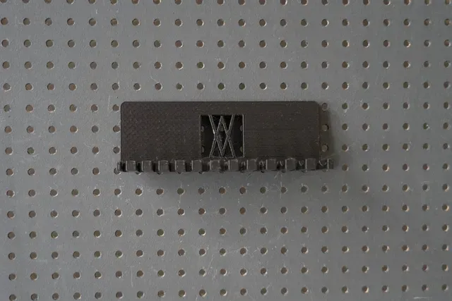 Combination Spanner Set 12pcs metric 6-22mm Wall Holder 056 I for screws or peg board — Image 3 of 11