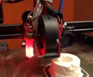 Ender 3/CR-10 5015 Fan E3D Revo Fan Shroud with BLTouch