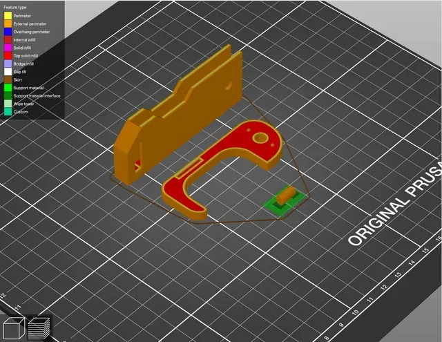 Door hook, button presser with enclosure MK1 (No touching tool) — Image 5 of 5
