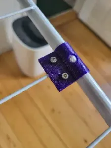 Compliant drying rack clamp