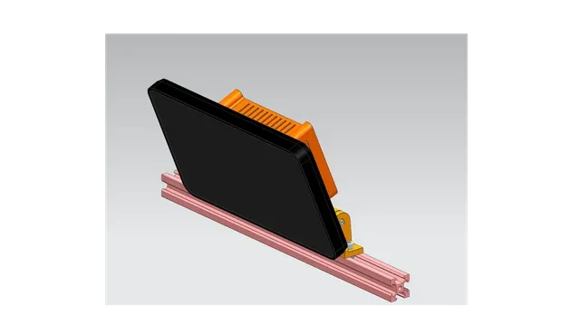 V-Slot profile 2020 mounting bracket for 7" touchscreen case — Фото 4 из 4