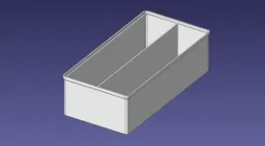 2x4 units, full height, 2x1 grid Stackable Insertbox