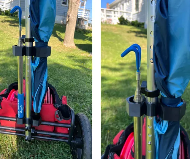 MVP Rover Cart Upgrade Kit: Umbrella and Disc Retriever Holders — Image 2 of 3
