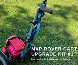 MVP Rover Cart Upgrade Kit: Umbrella and Disc Retriever Holders
