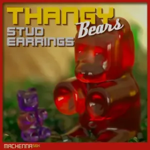 Gummy Bear Stud Earrings