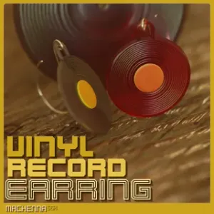 Vinyl Record Earrings