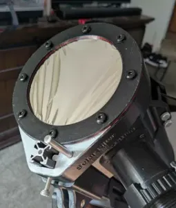 Solar Filter for Ander's 114 Travel Telescope OLD