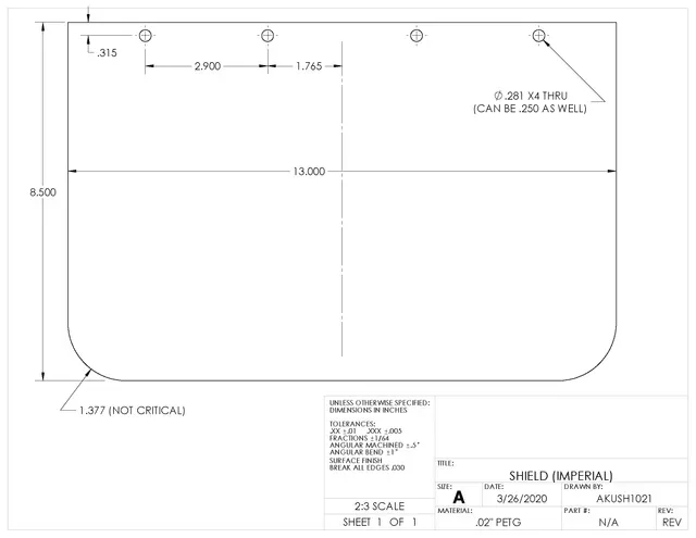 Face Shield - Better Protection & 3 Hole Punch Production — Фото 4 из 6