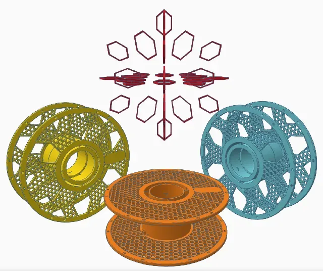 Bambu Lab Reusable Spool Holder Remix Four (Updated) — Фото 3 из 10