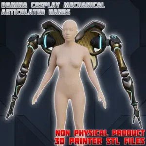 Domina Articulated Hands Cosplay Set Overwatch