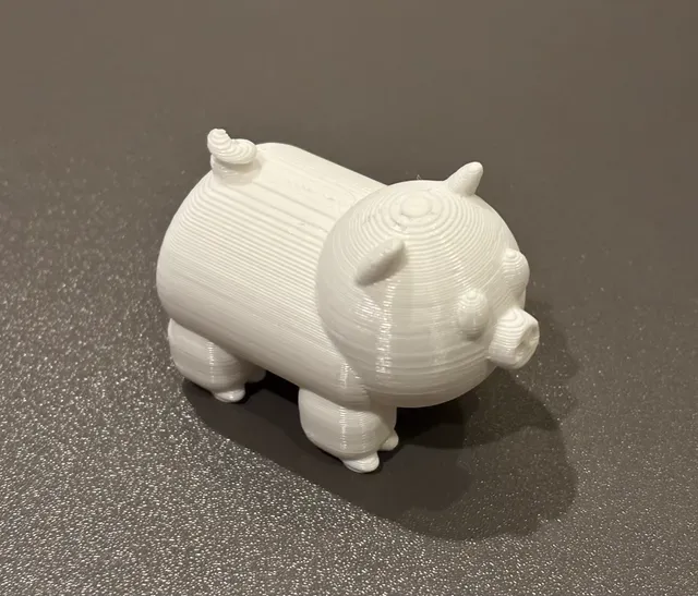 Cute Simple Puffy Style Animals Dog Bear Deer Fox Pig Toy Miniatures with Tree Pumpkin — Image 7 of 15