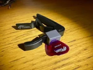 Guitar Pick Holder Capo Mount
