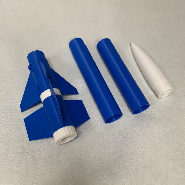 Split Fin Model Rocket — Фото 10 из 10