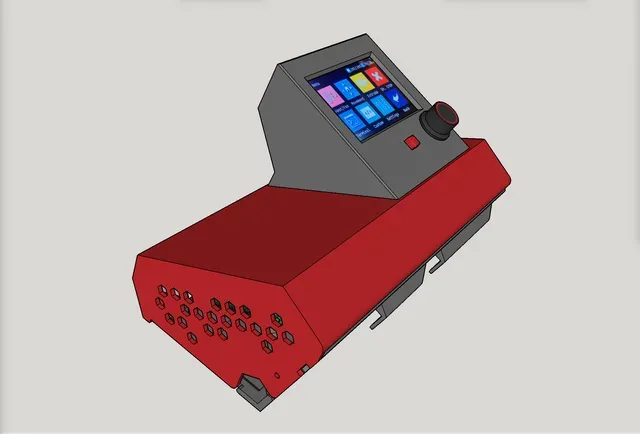 LowRider 3 CNC - control box case for BTT SKR 1.4 Turbo board, Raspberry Pi 4b, and BTT TFT35 E3 touchscreen (v1.3.5b) — Фото 4 из 13