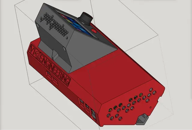 LowRider 3 CNC - control box case for BTT SKR 1.4 Turbo board, Raspberry Pi 4b, and BTT TFT35 E3 touchscreen (v1.3.5b) — Фото 11 из 13