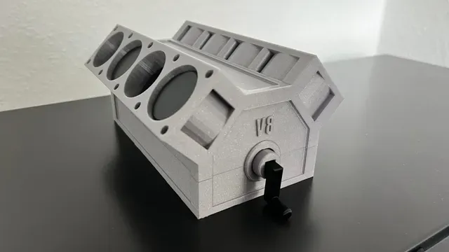 V8 Engine (Mechanical Movement)